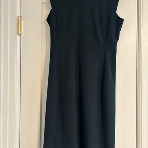 MM Lafleur Dark Green Sleeveless Midi Shift Dress